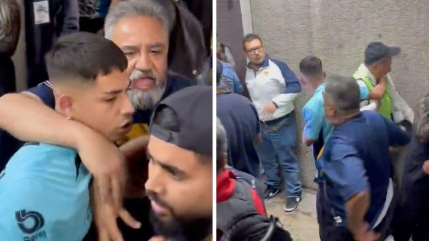 Pumas retira a aficionados que golpearon vendedor en CU; piden vetarlos