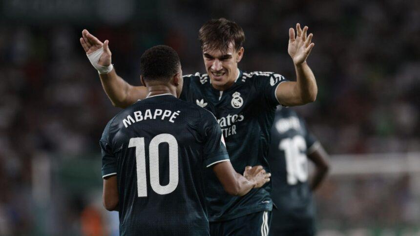 Real Madrid gana al Elche de Martín Anselmi con gol tardío