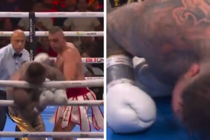 Regreso de Andy Ruiz termina con caída y derrota ante Damian Knyba