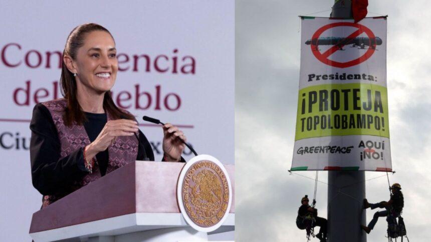 Sheinbaum asegura que planta de Topolobampo sigue pese a protestas