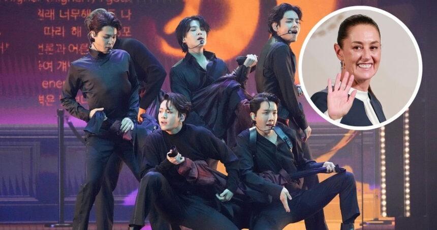 Sheinbaum confirma el regreso de BTS a México en 2027