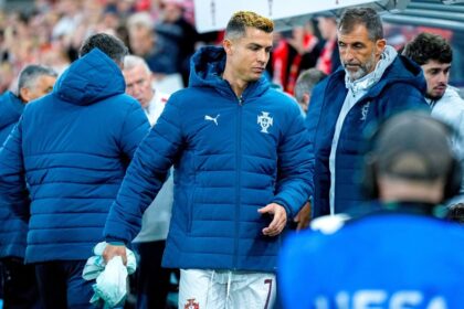 Tras no jugar con Portugal, Cristiano va al vestidor sin festejar
