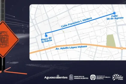 Aguascalientes: cierres viales en Zona Centro por marcha