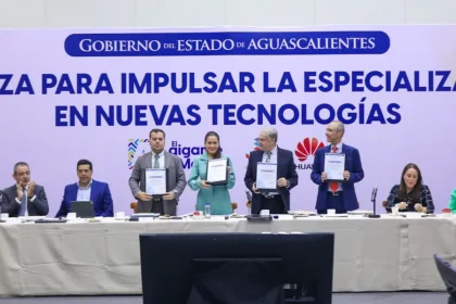 Aguascalientes: Tere Jiménez impulsa alianzas en IA