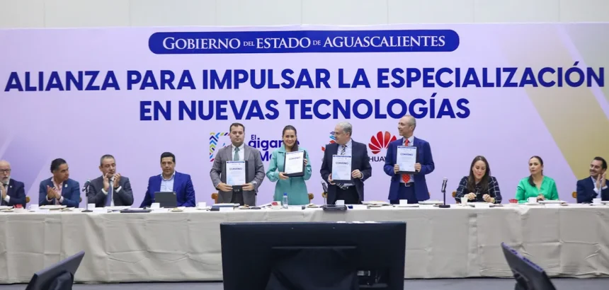 Aguascalientes: Tere Jiménez impulsa alianzas en IA