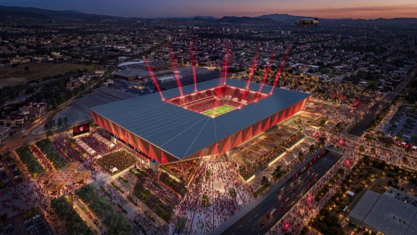 Atlas presenta proyecto de nuevo estadio para 2030 narrado por Peso Pluma
