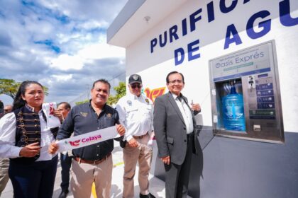 Celaya inaugura purificadora para personal de Seguridad Ciudadana