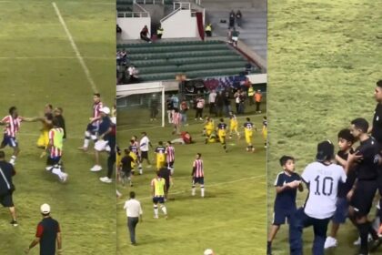 César Ramos pita ‘Clásico de la Talacha’ y acaba en batalla campal