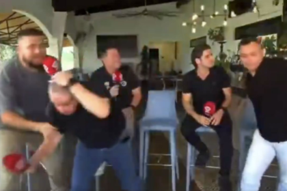 Comentaristas deportivos huyen en vivo al sentir terremoto de 7.7 en Panamá