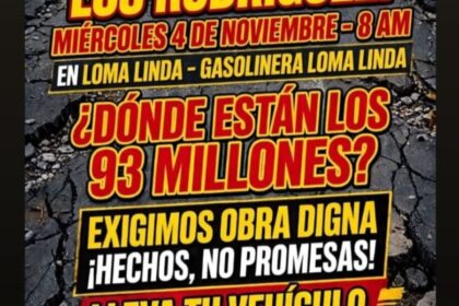 Convocan manifestación en carretera a Los Rodríguez el 4 de noviembre