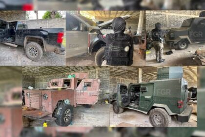 decomisan cinco vehiculos monstruo cargadores y cartuchos utiles en guasave Decomisan cinco vehículos monstruo, cargadores y cartuchos útiles en Guasave