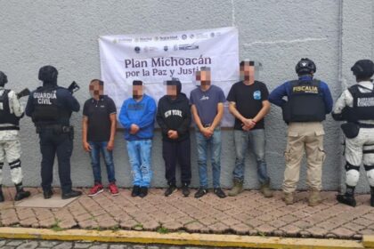 Detienen en Michoacán a cinco presuntos miembros de La Birotiza