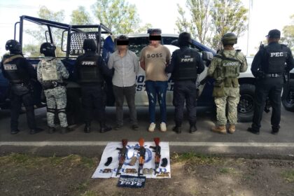 FSPE detiene a dos personas y asegura tres armas largas en Huanímaro