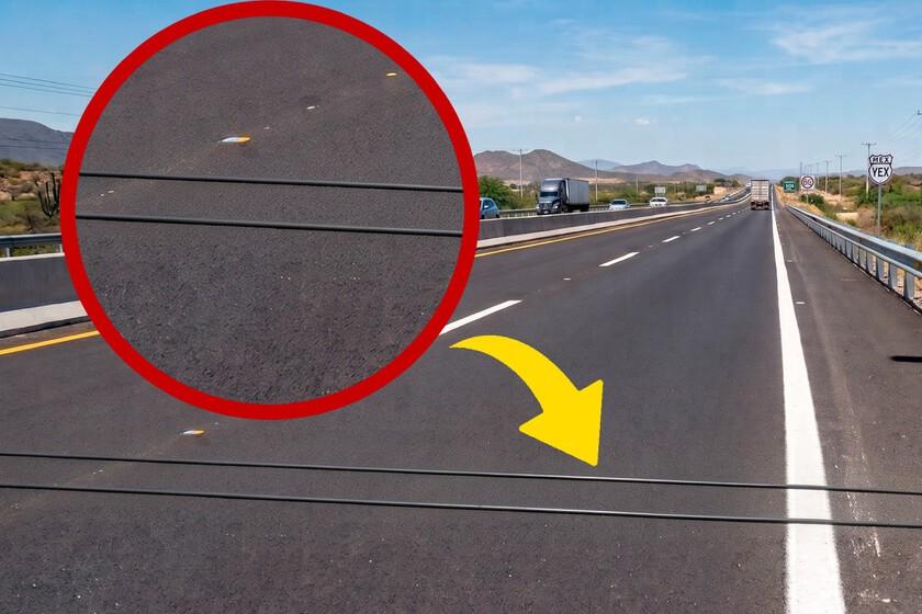 funcion de los cables negros instalados sobre calles y carreteras Función de los cables negros instalados sobre calles y carreteras en México