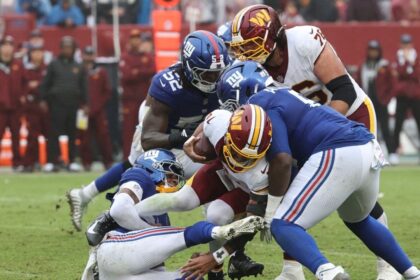 Insólito empate: Commanders deja escapar ante Giants el triunfo en tiempo extra