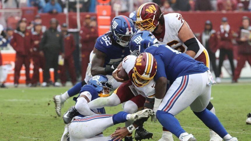 Insólito empate: Commanders deja escapar ante Giants el triunfo en tiempo extra