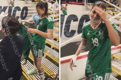 Jugadora de la Selección Mexicana causa polémica tras dejar de firmar autógrafos