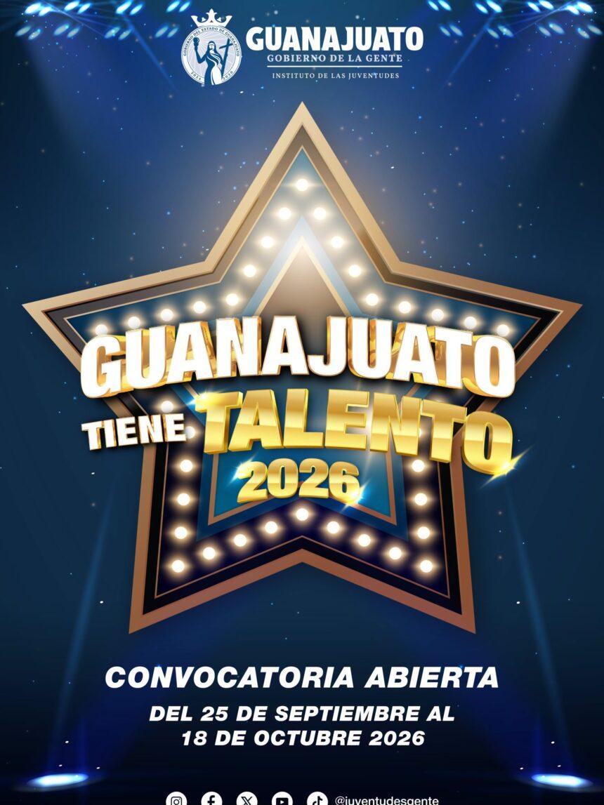 Juventudes impulsa el talento juvenil con Guanajuato tiene talento