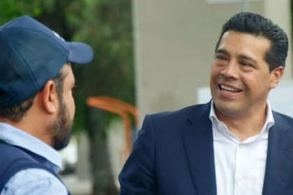 Leo Montañez supervisa rehabilitación de avenida Aguascalientes Sur