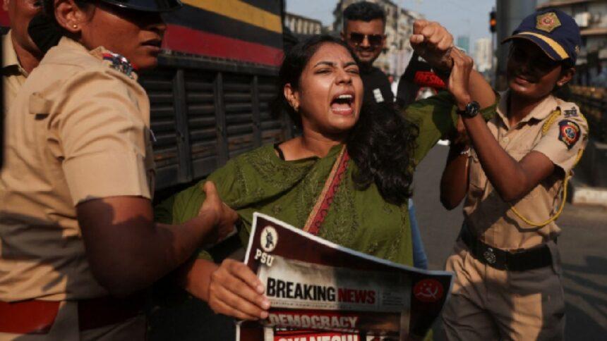 Más de mil detenidos y varios heridos durante protesta de la Generación Z en Nueva Delhi