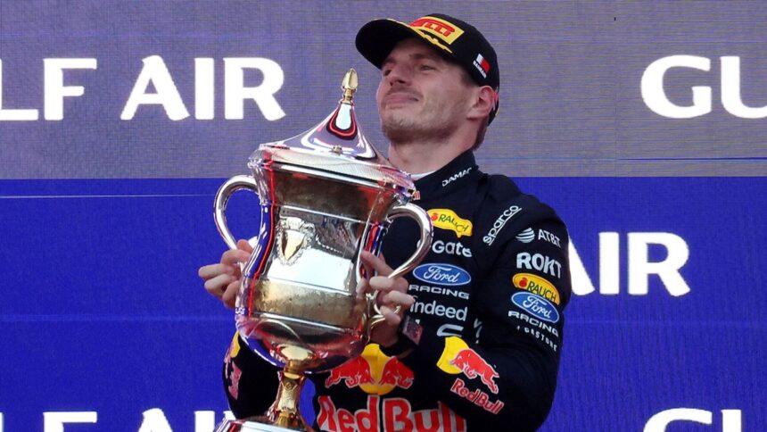 Max Verstappen conquista el GP de Bahréin; Checo Pérez termina 19°