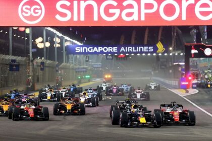 Max Verstappen conquista el GP de Singapur; Checo Pérez finaliza 18º