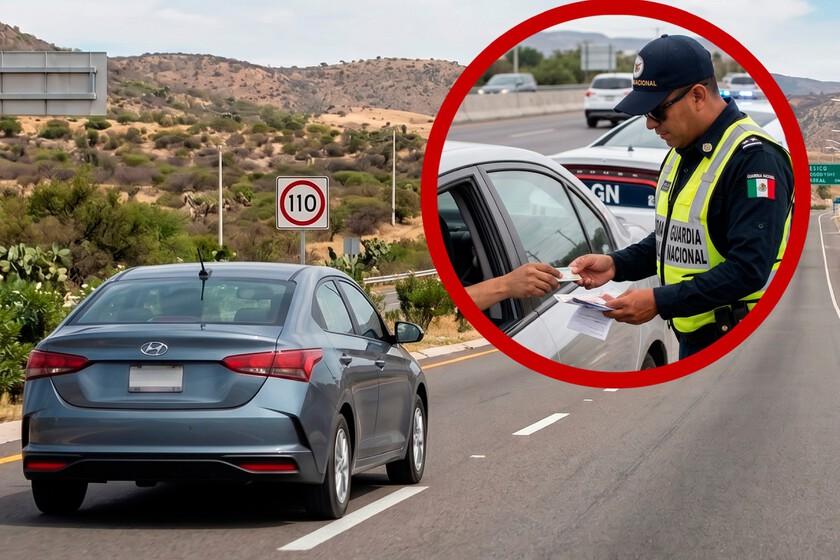 México: multa superior a 5,000 pesos por uso indebido del carril de alta