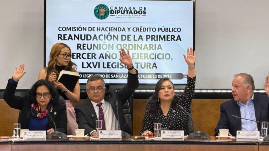 Morena y aliados aprueban dictamen de Ley Federal de Derechos en Hacienda
