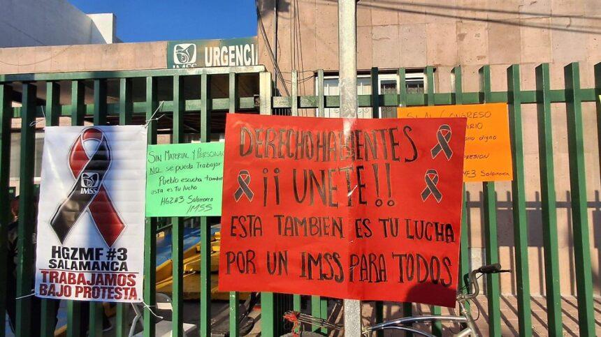 Salamanca: Trabajadores del IMSS rechazan aumento de 2.9%