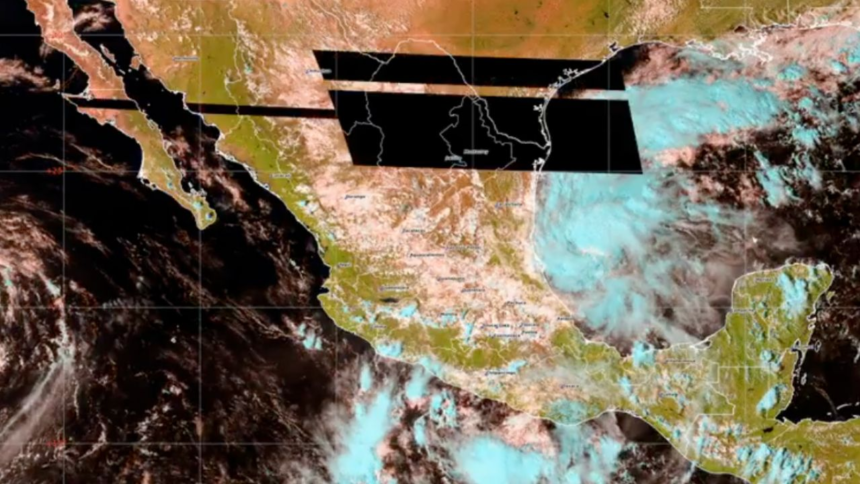 Se forma la depresión tropical nueve en el Golfo; prevén lluvias intensas costeras