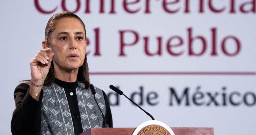 Sheinbaum atribuye a un desperfecto caída de avioneta en Nayarit