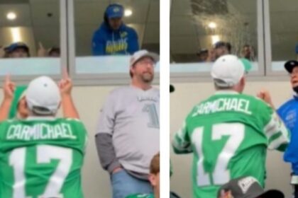Staff ofensivo de Rams hace señas obscenas; fans de Eagles lanzan objetos