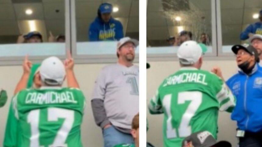 Staff ofensivo de Rams hace señas obscenas; fans de Eagles lanzan objetos