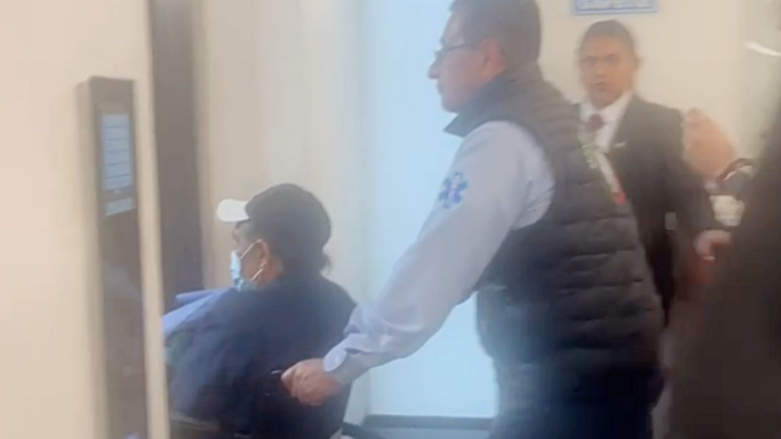 Trabajador de mantenimiento se accidenta en azotea senatorial; lo trasladan al hospital